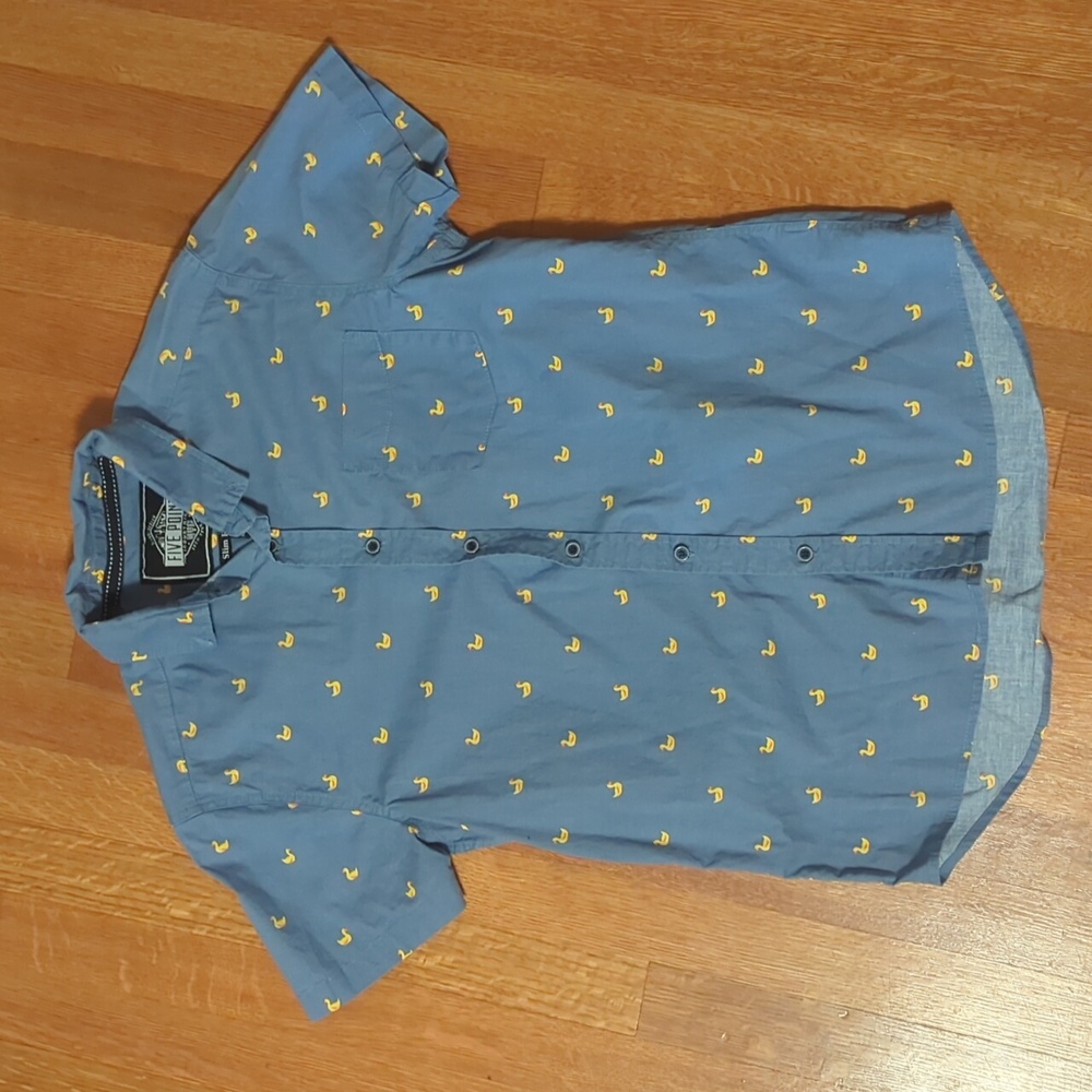 Slim Fit+Flex Duck Button-up
